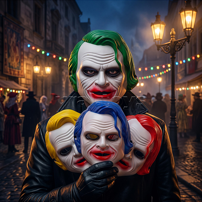Маска карнавальная "Джокер"