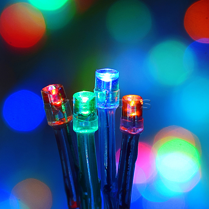 Электрогирлянда светодиодная Сетка, 3*2м, 192 лампы, цветная