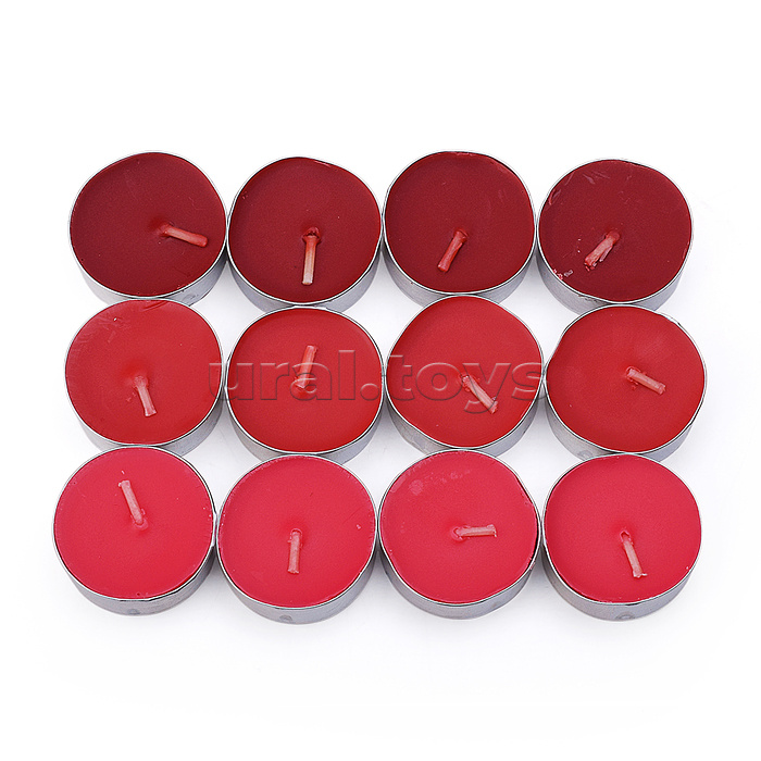 Набор арома свечей (В ассортименте: ваниль/клубника/апельсин/роза/лимон/яблоко/черника/лаванда (12шт.)