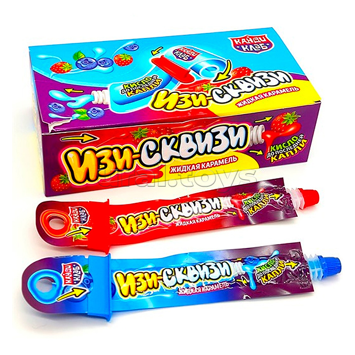 Жидкая карамель "Изи-Сквизи" ассорти 20гр*30шт