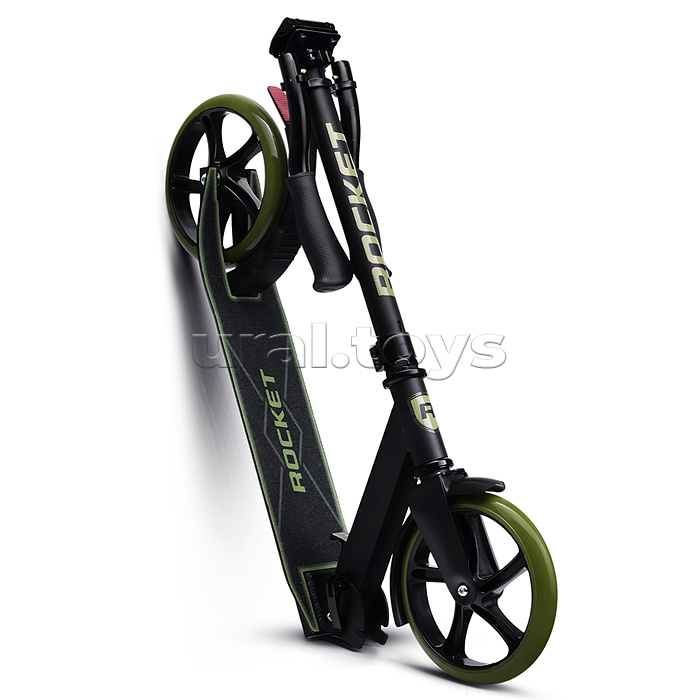 Самокат ROCKET, колеса PU 200 мм, ABEC 7, зеленый
