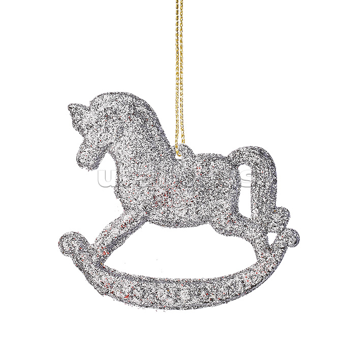 Набор новогодних украшений "Лошадки" (3шт х 8см)
