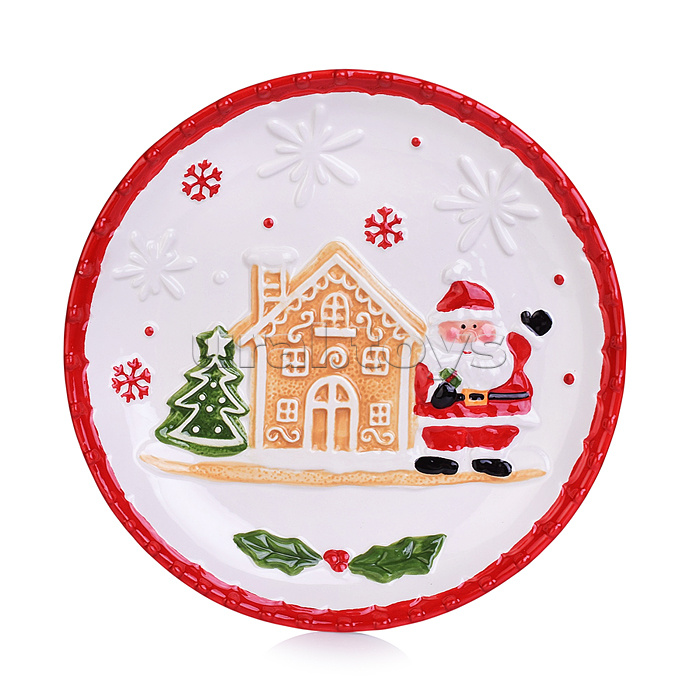 Сувенирная тарелка "Счастливого Нового Года!" 20*20*2.5см