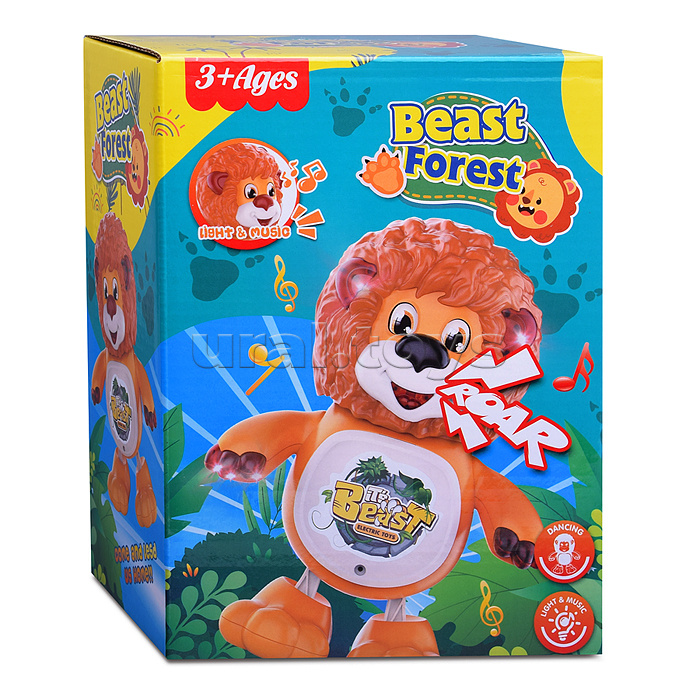 Интерактивная игрушка "Лев" в коробке