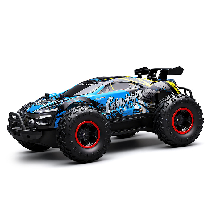 Машина "Проходимец" р/у, 27 MHz. (свет,звук) в коробке