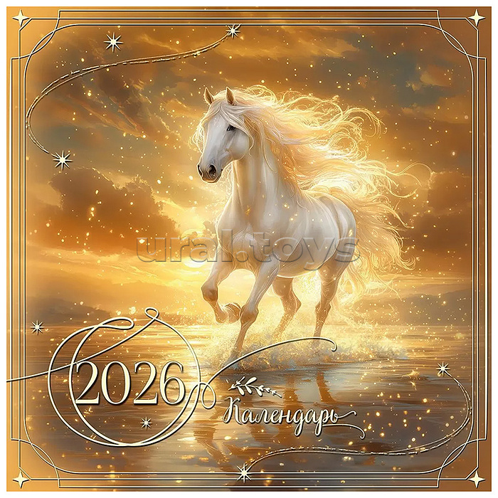 Календарь перекидной на 2026 год "Лошади" Календарь перекидной на 2026 год "Лошади"