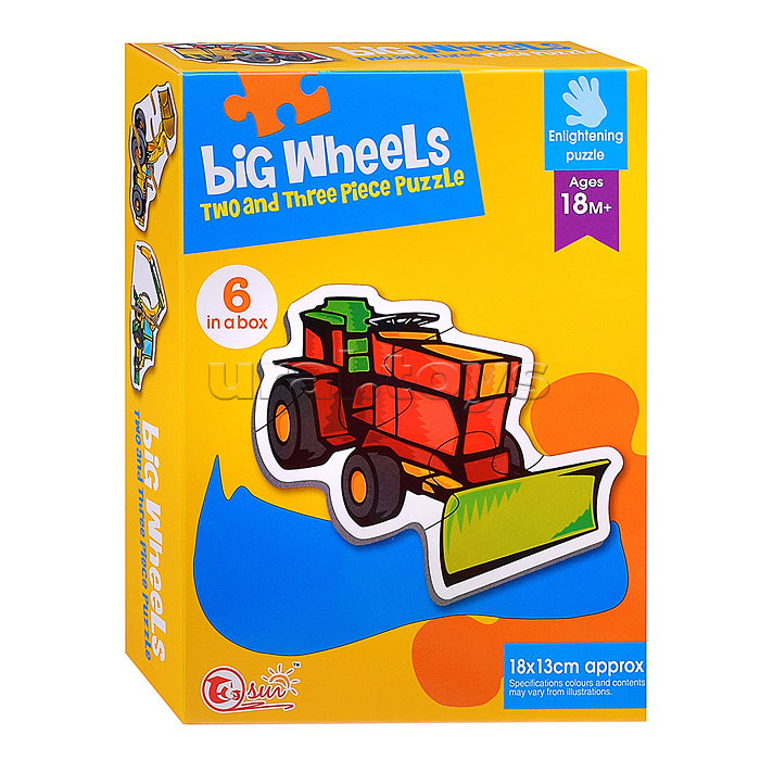 Пазл "Спецтехника" (6 картинок)