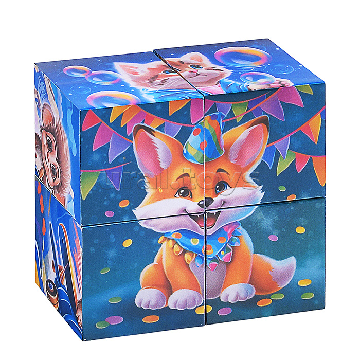 Кубики (4 куб) "Лапочки"