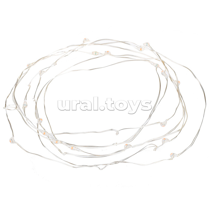 Электрогирлянда светодиодная Роса, 10 м, 100 ламп, зеленый в пакете