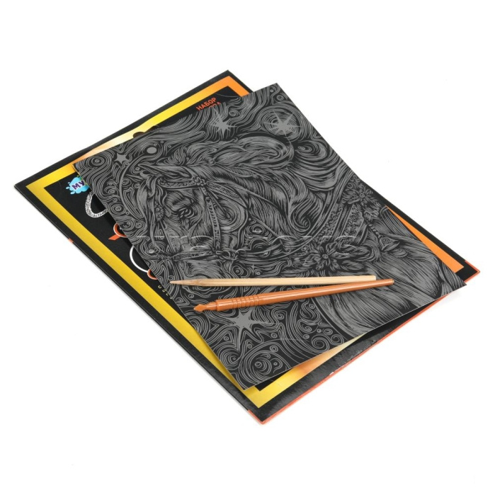 Скретчинг 18*24 см "Новый год"