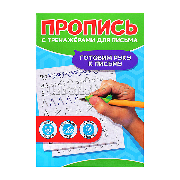 Пропись с тренажёами для письма. Готовим руку к письму Пропись с тренажёами для письма. Готовим руку к письму