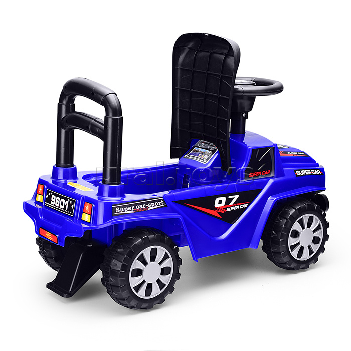 Каталка детская "Super car" (цвет синий)