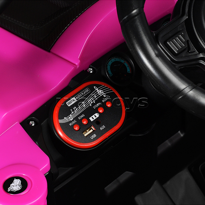 Электромобиль детский "Внедорожник" (цвет розовый)