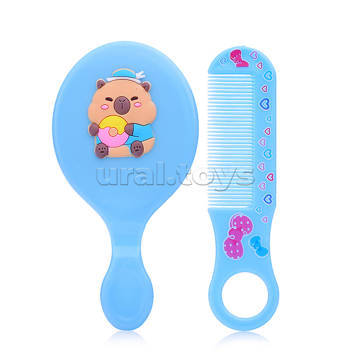 Расческа "Микс" с зеркальцем