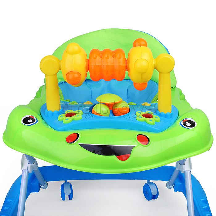 Ходунки "Веселая карусель" (цвет салатовый/голубой)