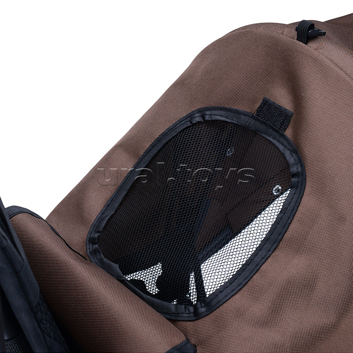 Велосипед трехколесный Rocket 136-BR, колеса EVA 10"/8", цвет коричневый