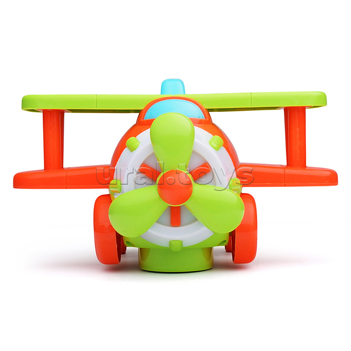 Самолет "Яркий самолетик-2" свет, звук, в коробке