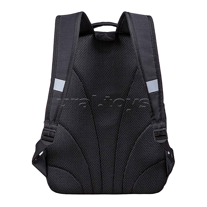 Рюкзак школьный с картхолдером на держателе (/1 черный)