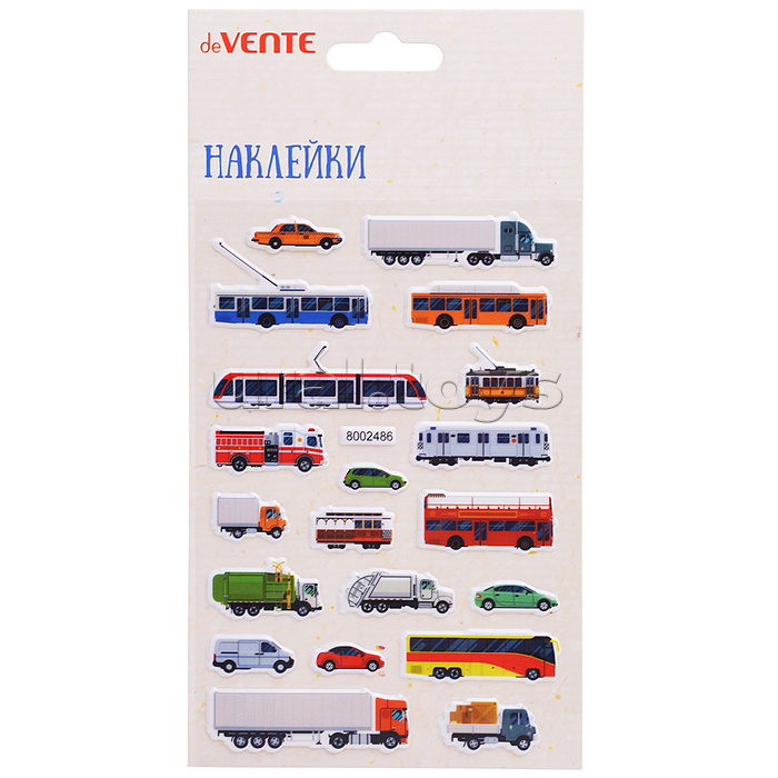 Наклейки мягкие "Транспорт" размер карточки 10x15 см, puff, объемные, многоразовые Наклейки мягкие "Транспорт" размер карточки 10x15 см, puff, объемные, многоразовые