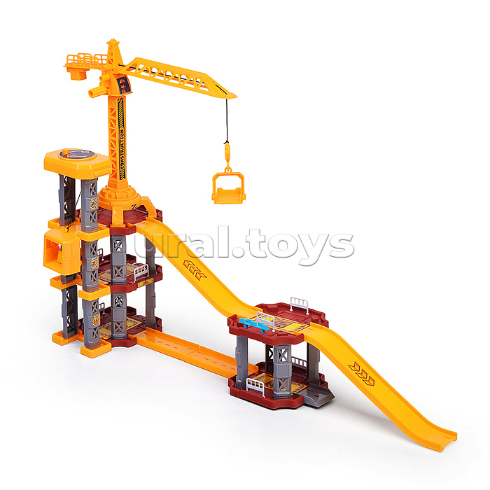 Парковка "Приключения на стройке" (125 предметов) в коробке