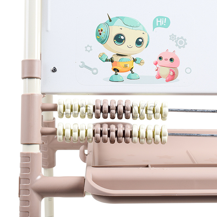 Мольберт «Доска знаний» двусторонний (бежевый-2)