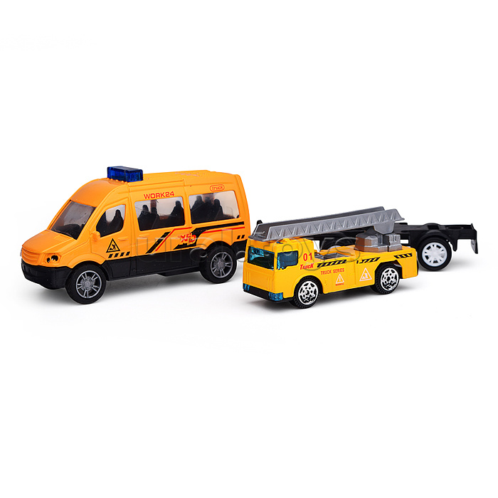 Машина "Стройка" металл, в коробке