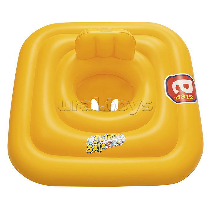 Плотик для плавания Swim Safe, ступень «A», c сиденьем и спинкой, 76 х 76 см, 32050 Bestway