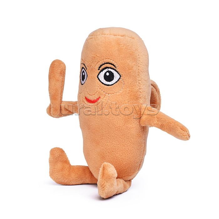 Мягкая игрушка "Полено с битой" 28 см.