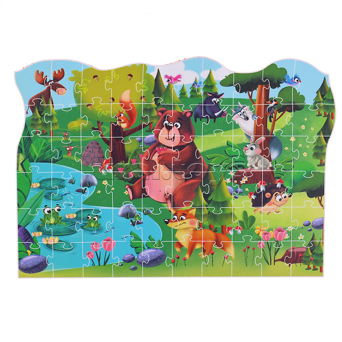 Пазл 60 "В лесу" Пазл 60 "В лесу"