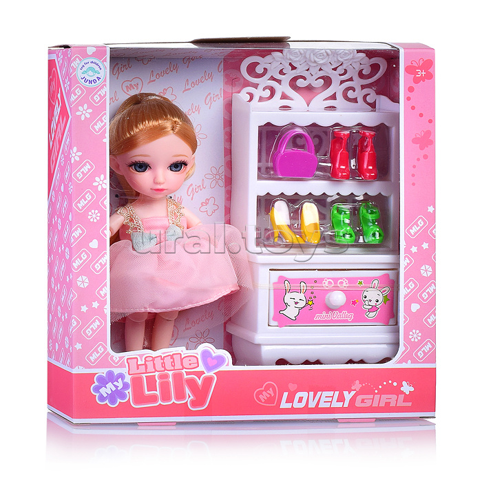 Кукла "Lovely girl" с аксессуарами, в коробке