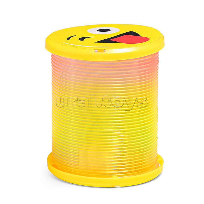 Игрушка-пружинка "Радостный смайлик"