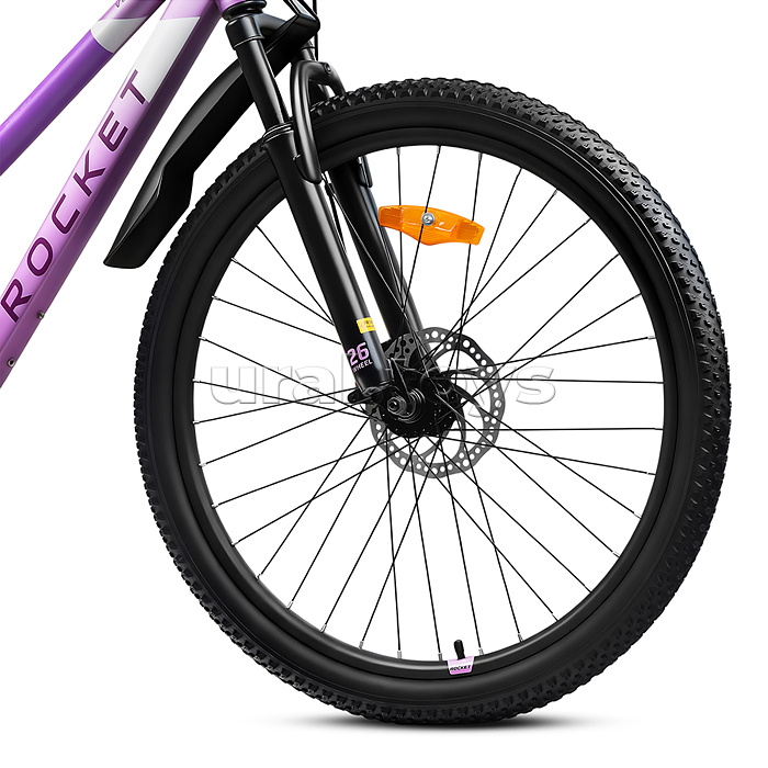 Велосипед 26" Rocket Vela 2.0, цвет фиолетовый, размер 15"