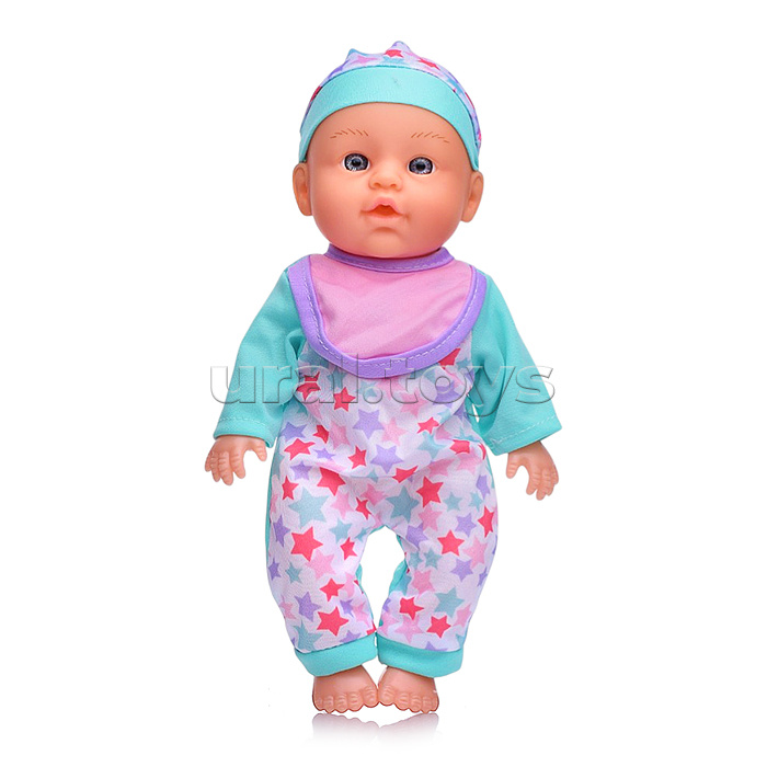 Пупс "Красивый малыш" (пьет, писает) с аксессуарами, в пакете