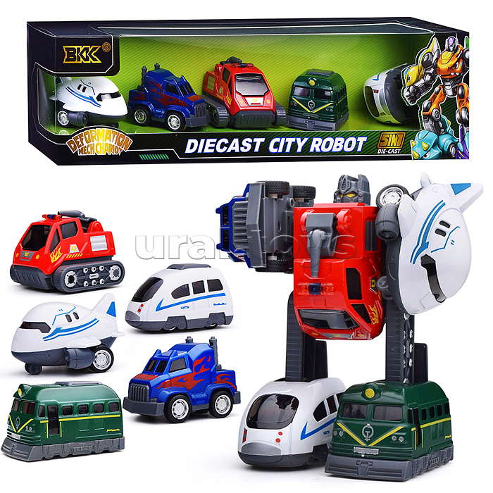 Робот "Брайт" трансформирующийся, в коробке