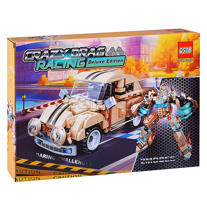 Конструктор "Гоночный балид" (346 дет.) в коробке