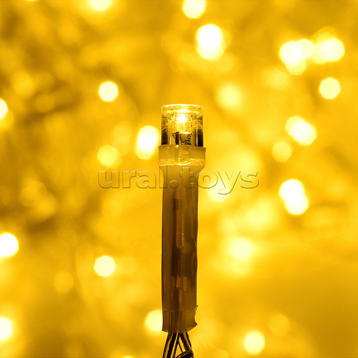 Электрогирлянда Бахрома, 3м, 96 ламп, теплый