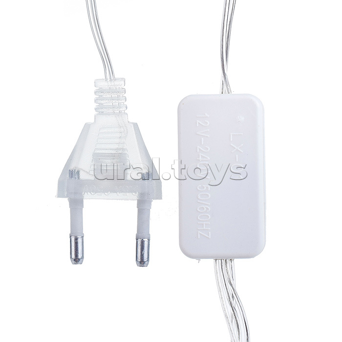 Электрогирлянда "Бусины", 4 м, 20 ламп, цветная