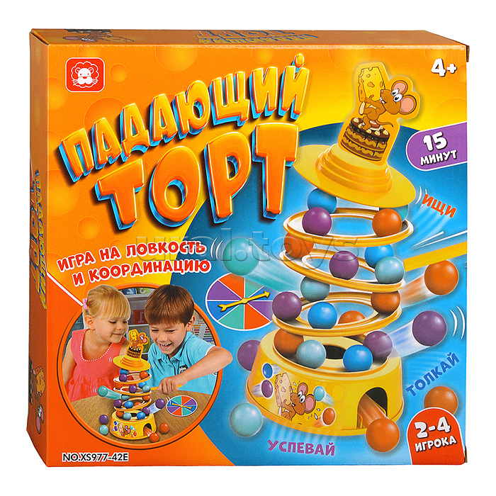 Игра настольная "Падающий торт" в коробке Игра настольная "Падающий торт" в коробке