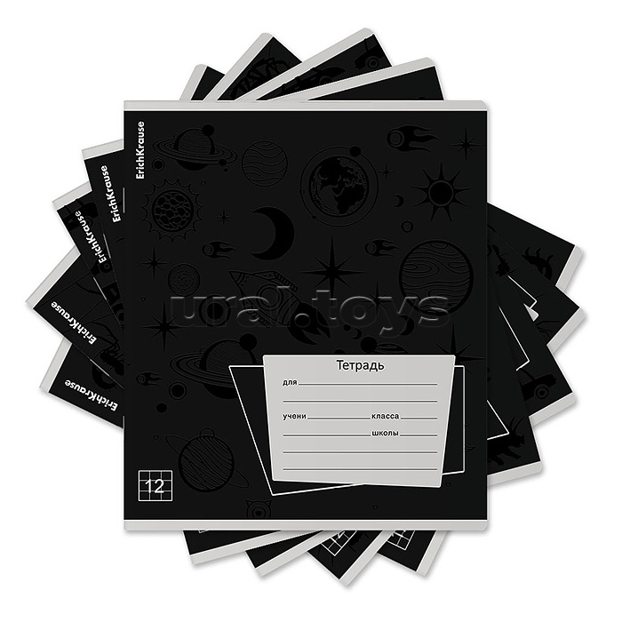 Тетрадь 12л. клетка "Black Pattern" Тетрадь 12л. клетка "Black Pattern"