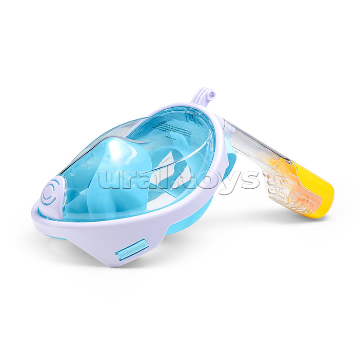 Маска для плавания и снорклинга с креплением для камеры