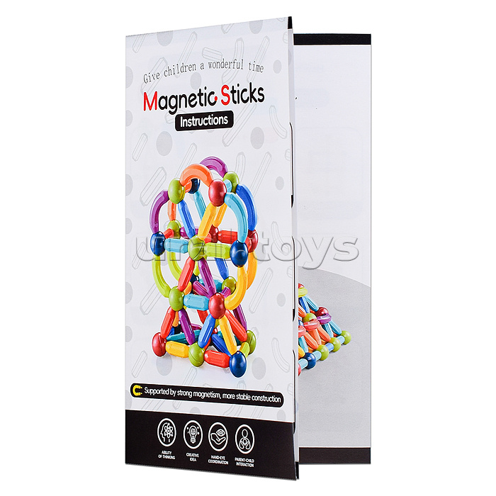 Конструктор "Магнитные друзья" (магнитный, 138 дет.) в коробке