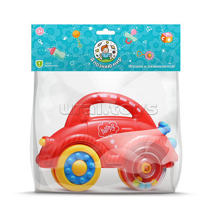 Набор погремушек "Машинка" в пакете