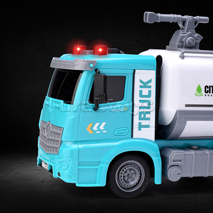 Машина "Санитарная" на батарейках, в коробке