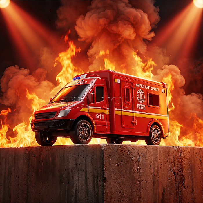 Машина "Экстренная служба" в коробке