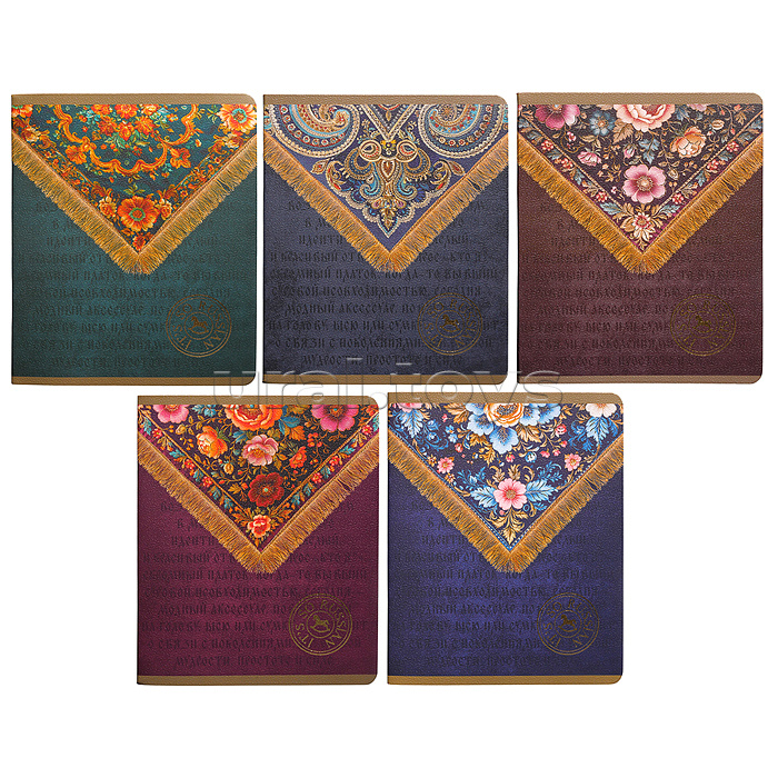 Тетрадь 48л. клетка "IT'S so Russian"А5 скрепка