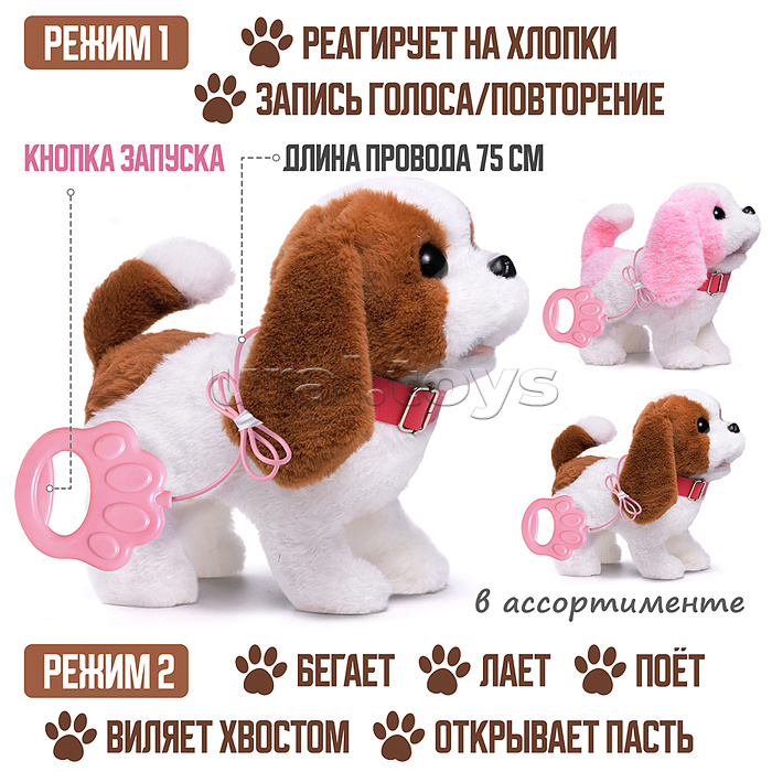 Собака "Лорд" (записывает, поёт, двигается) в пакете Собака "Лорд" (записывает, поёт, двигается) в пакете