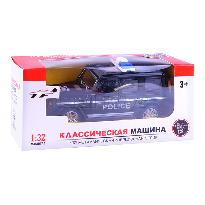 Машина "Полицейский джип" металл., в коробке Машина "Полицейский джип" металл., в коробке