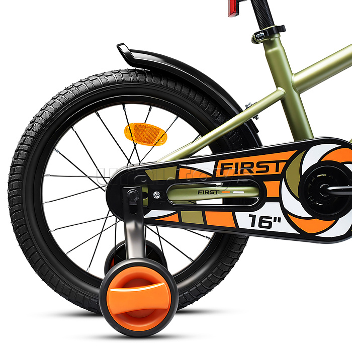 Велосипед 16" Rocket First, цвет хаки