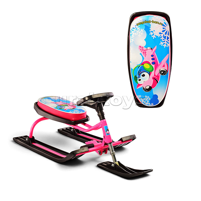 Игрушка Снегокат детский 120 "Sky" разборный классический (Pink)
