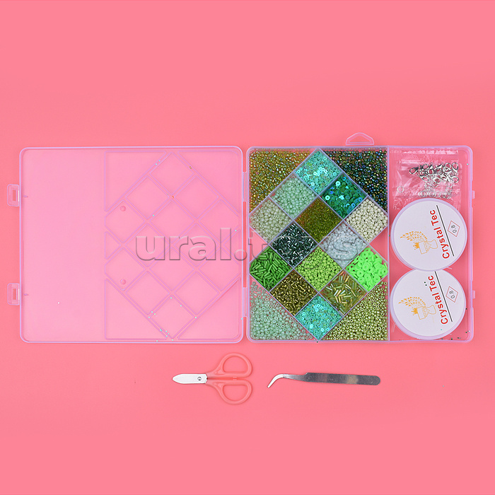 Набор создание украшений "Малахитовая коллекция" в коробке